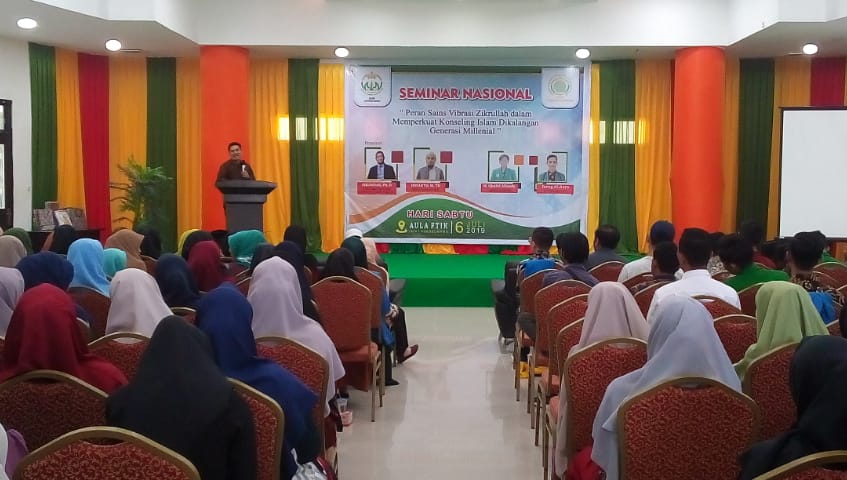 Seminar Nasional: Peran Sains Vibrasi Zikrullah Dalam Memperkuat Konseling Islam Dikalangan Generasi Millinial