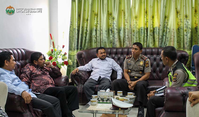 Wakapolres Lhokseumawe Silaturrahmi ke IAIN Lhokseumawe