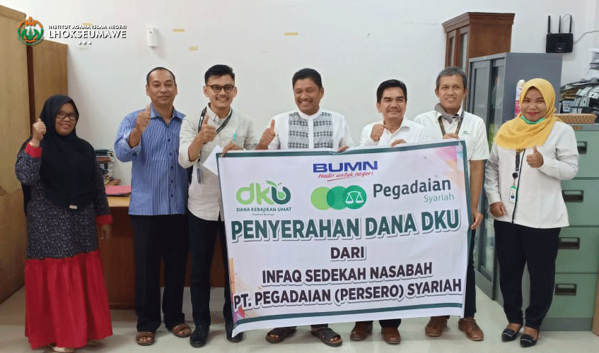 Satgas Covid-19 IAIN Lhokseumawe Terima Bantuan